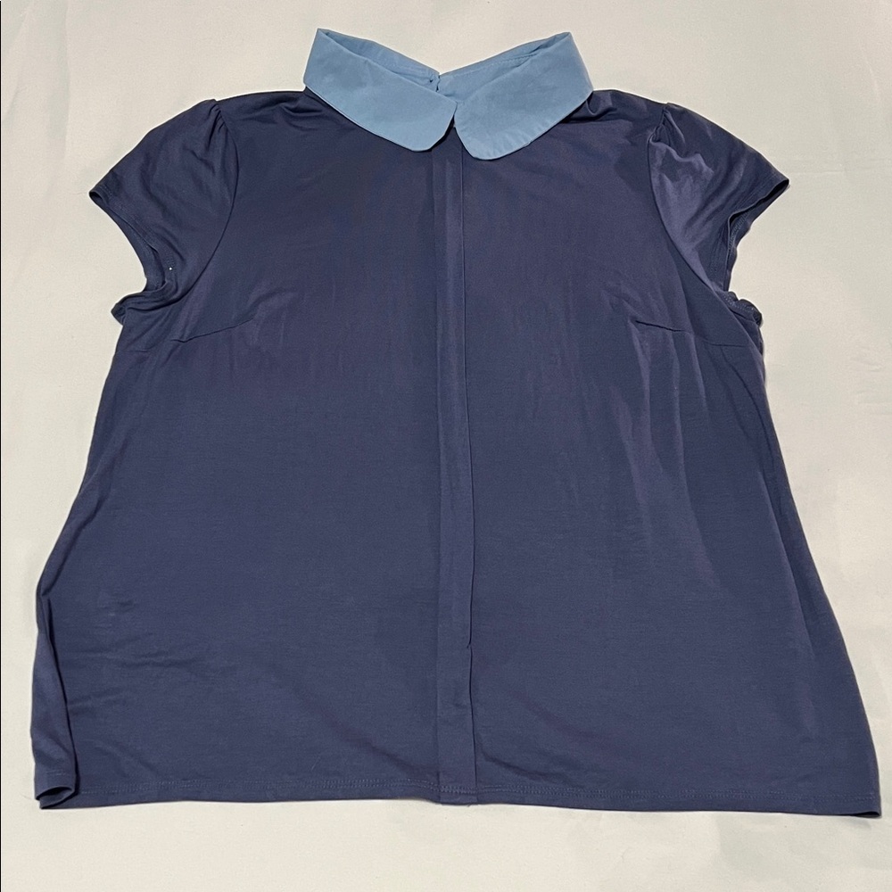 ModCloth Contrast Peter Pan Collar Shirt